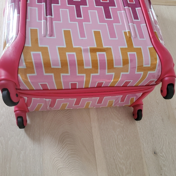 Tumi Jonathan Adler Vapor Extended Trip Packing Case 31" in Pink Cheveron - Picture 9 of 12